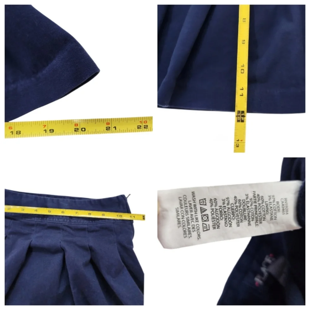 7pc Children's Place Navy Uniform Set - Skirts, Pants, Leggings